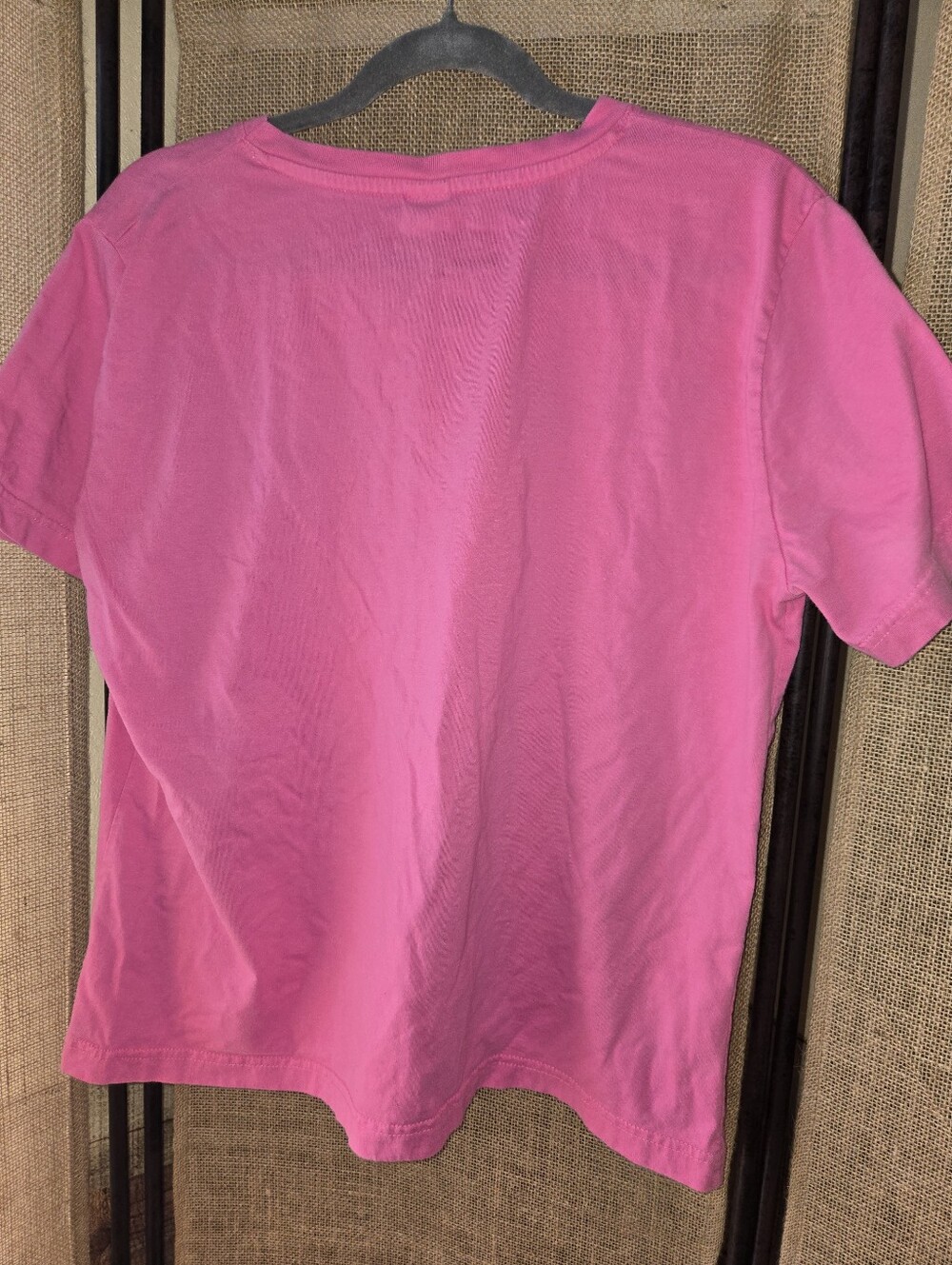 Women's Smoky Mountains National Park Pink Tee White Glitter Graphic XL Cotton - Picture 8 of 8